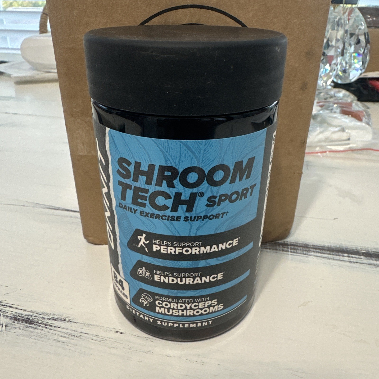 ONNIT Shroom Tech Sport Pre-Workout Energy Support Supplement Capsules, 84 ct