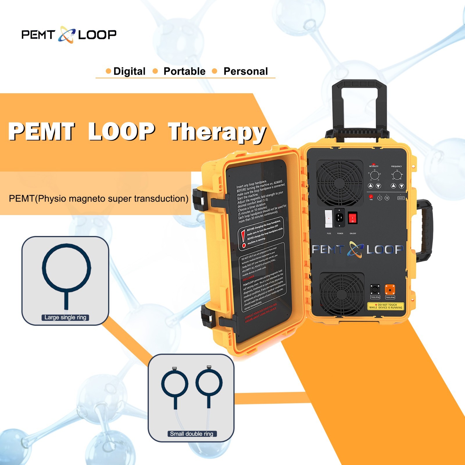 PEMF PMST LOOP Magnetic Therapy Machine for Horse Human Pain Rehabilitation