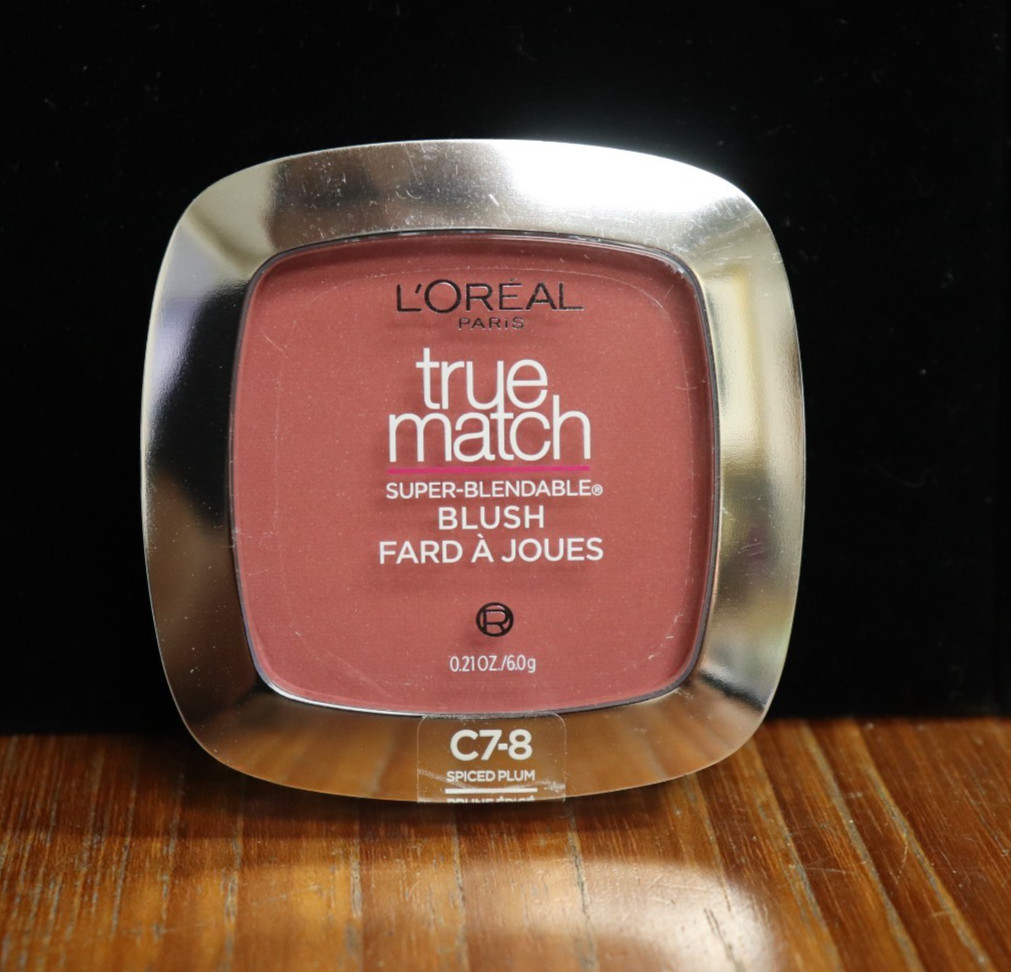 SEALED Loreal True Match Super Blendable Powder Blush Compact C7-8 Spiced Plum