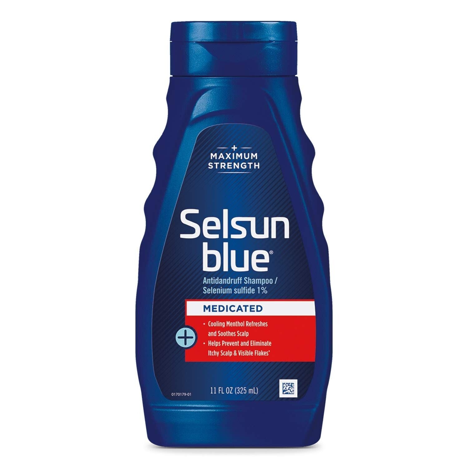 Selsun Blue Maximum Strength Medicated Anti-Dandruff Shampoo with Menthol 11 Oz