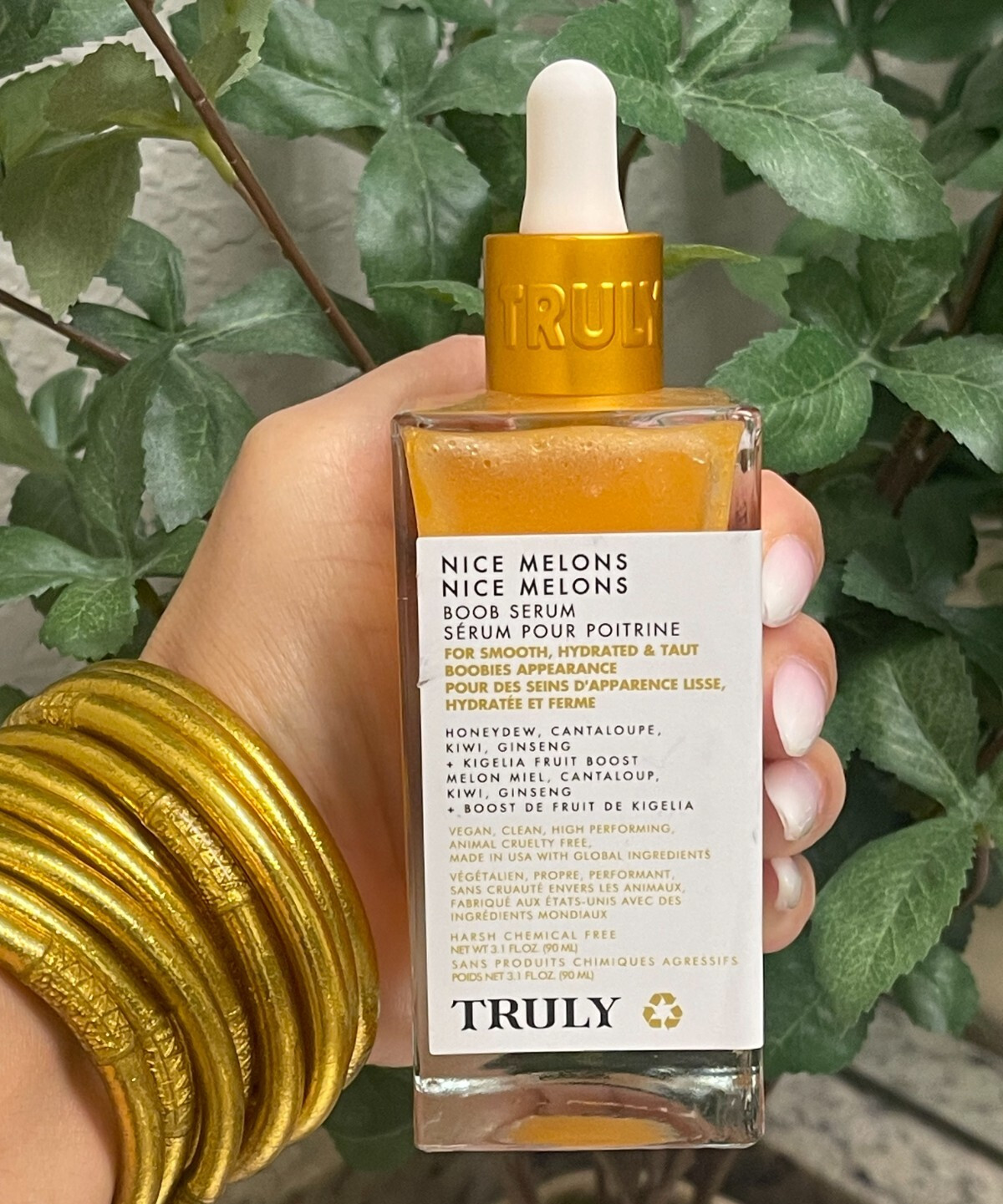 TRULY BEAUTY NICE MELONS BOOB SERUM VEGAN NEW Discontinued 3.1 fl oz