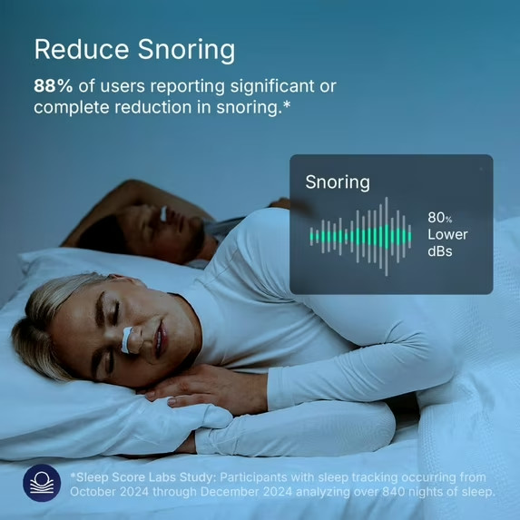 Intake Breathing Nasal Strips Starter Kit 15 Count Black | Anti-Snoring Slep Aid