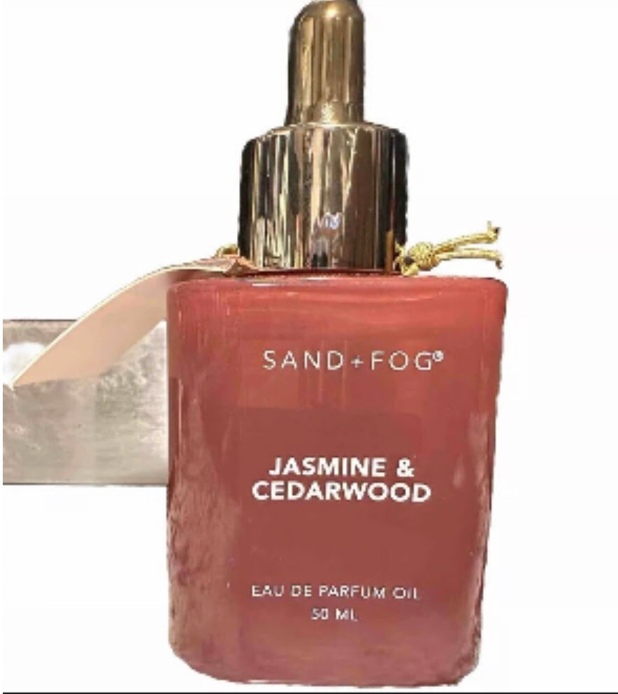Sand + Fog Jasmine & Cedarwood Eau de Parfum Oil Dropper 1.7 oz/ 50 ml NWT