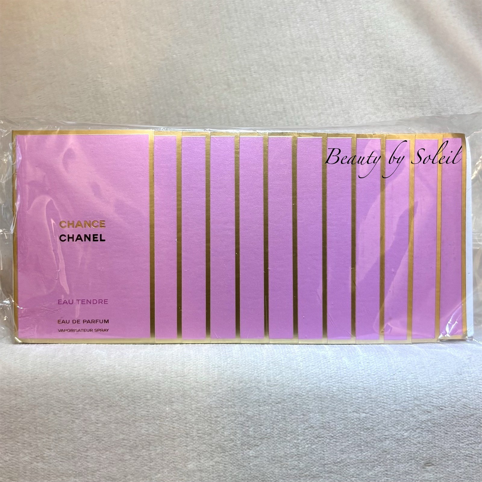12x Chanel Chance Eau Tendre Eau de Parfum Sample Sprays .05oz, 1.5ml Ea Sealed