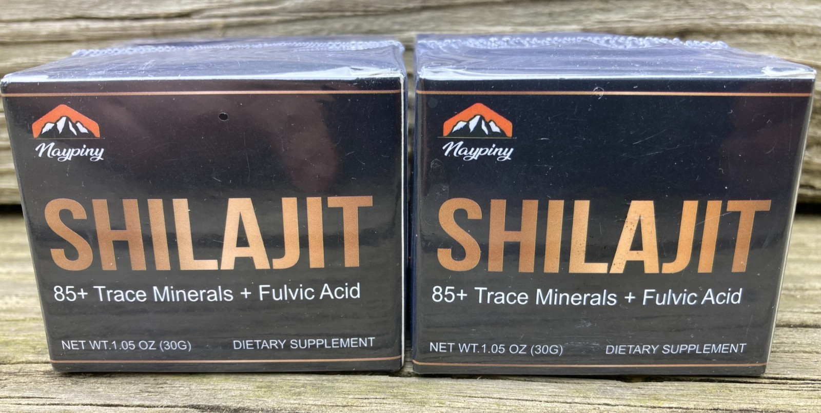 NEW Lot of 2 Jars Shilajit Pure Fulvic Acid Resin 600mg Maximum Potency 30 Grams