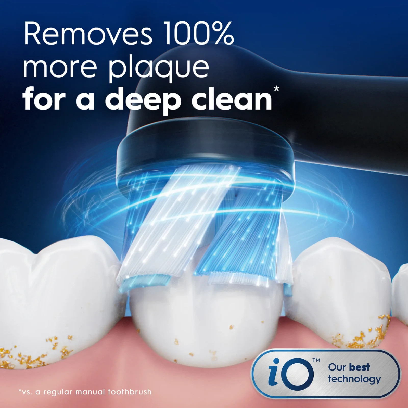 Oral-B iO Deep Clean Replacement Toothbrush Head 1-Pack – Choose