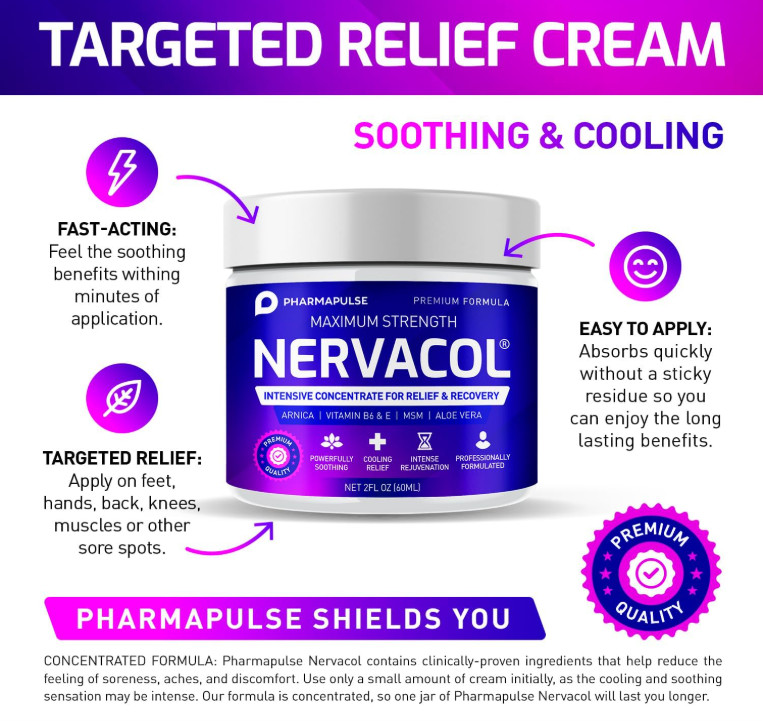 Pharmapulse Neuropathy Cream – Maximum Strength for Feet, Hands, Legs, Toes, Low