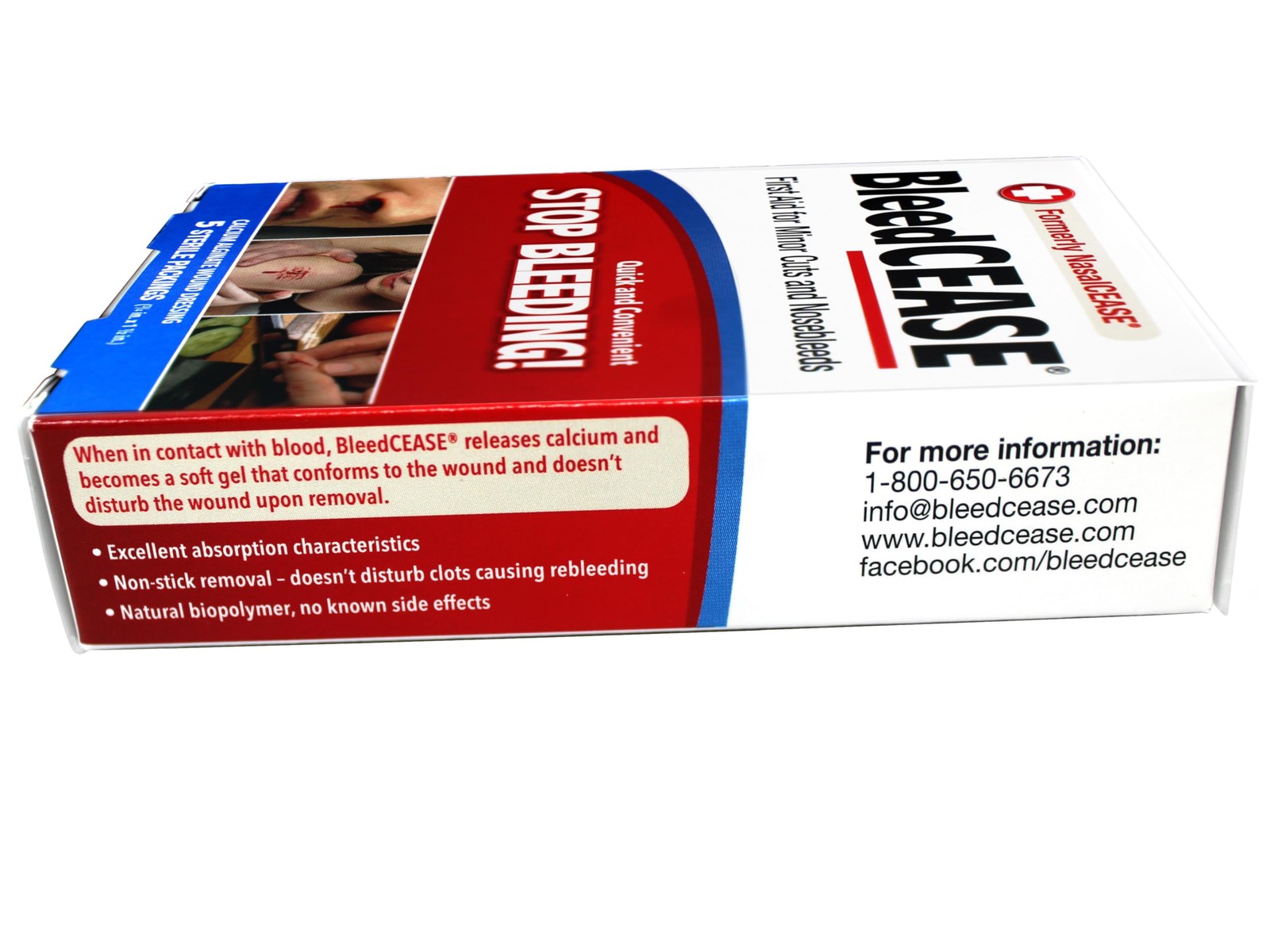 First Aid, White, 5 Count