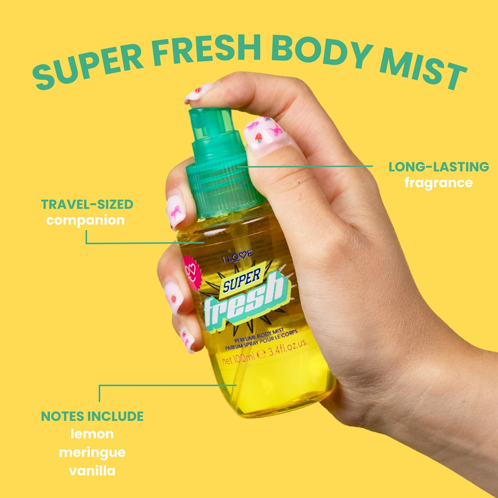 I Love Cosmetics In The Bag – Body Sprays For Women – Perfumed Body Mists