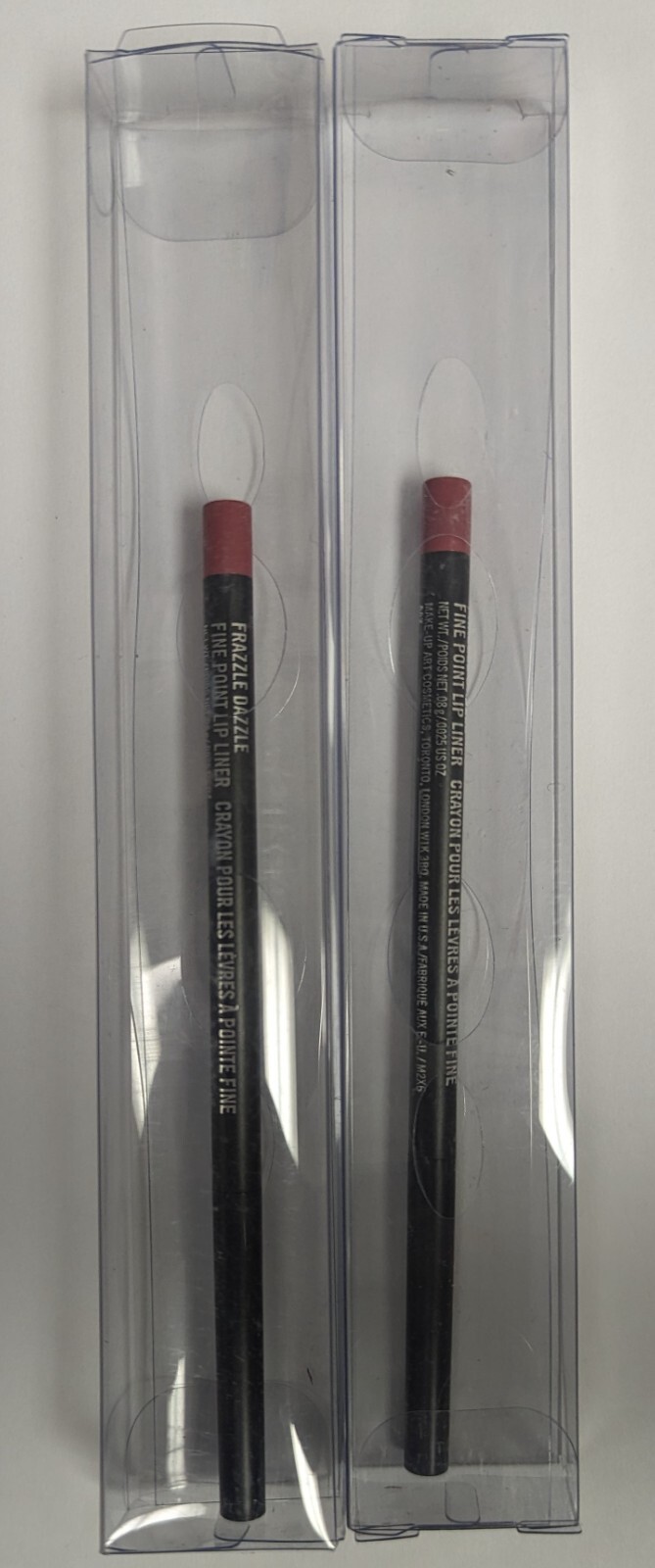 LOT OF 2 – MAC FINE POINT LIP LINER – FRAZZLE DAZZLE 0.025oz NEW IN PACKAGE