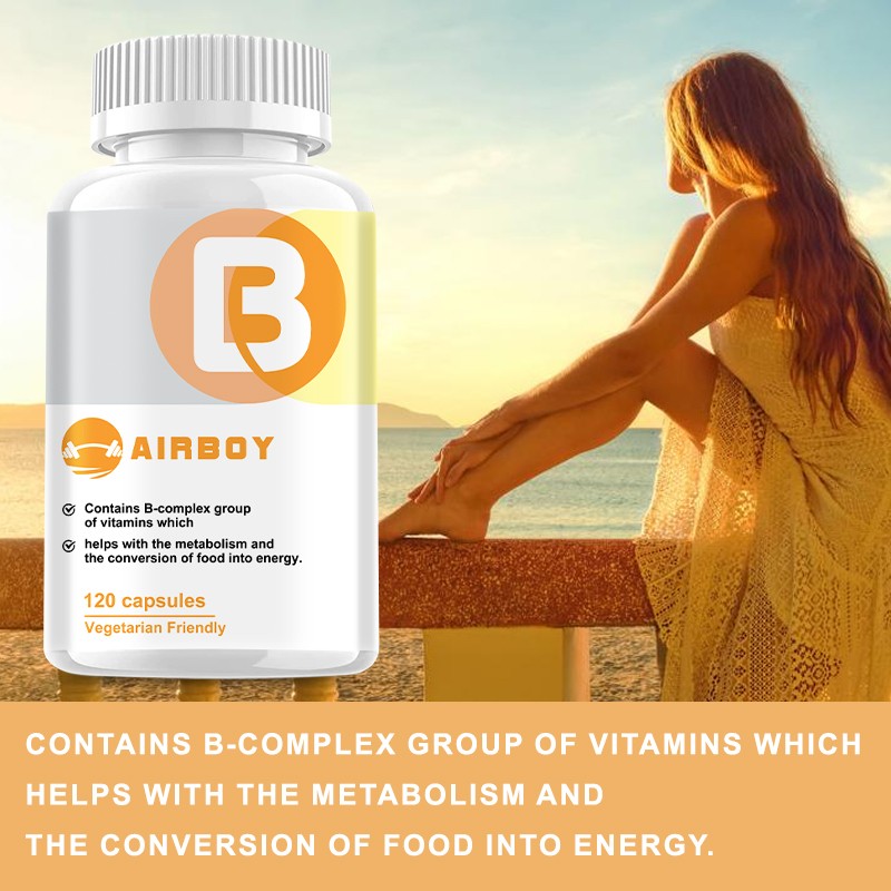 Vitamin B Complex 240pcs- Vitamins B2 B6 B12,Biotin,Niacin-IMetabolic Support