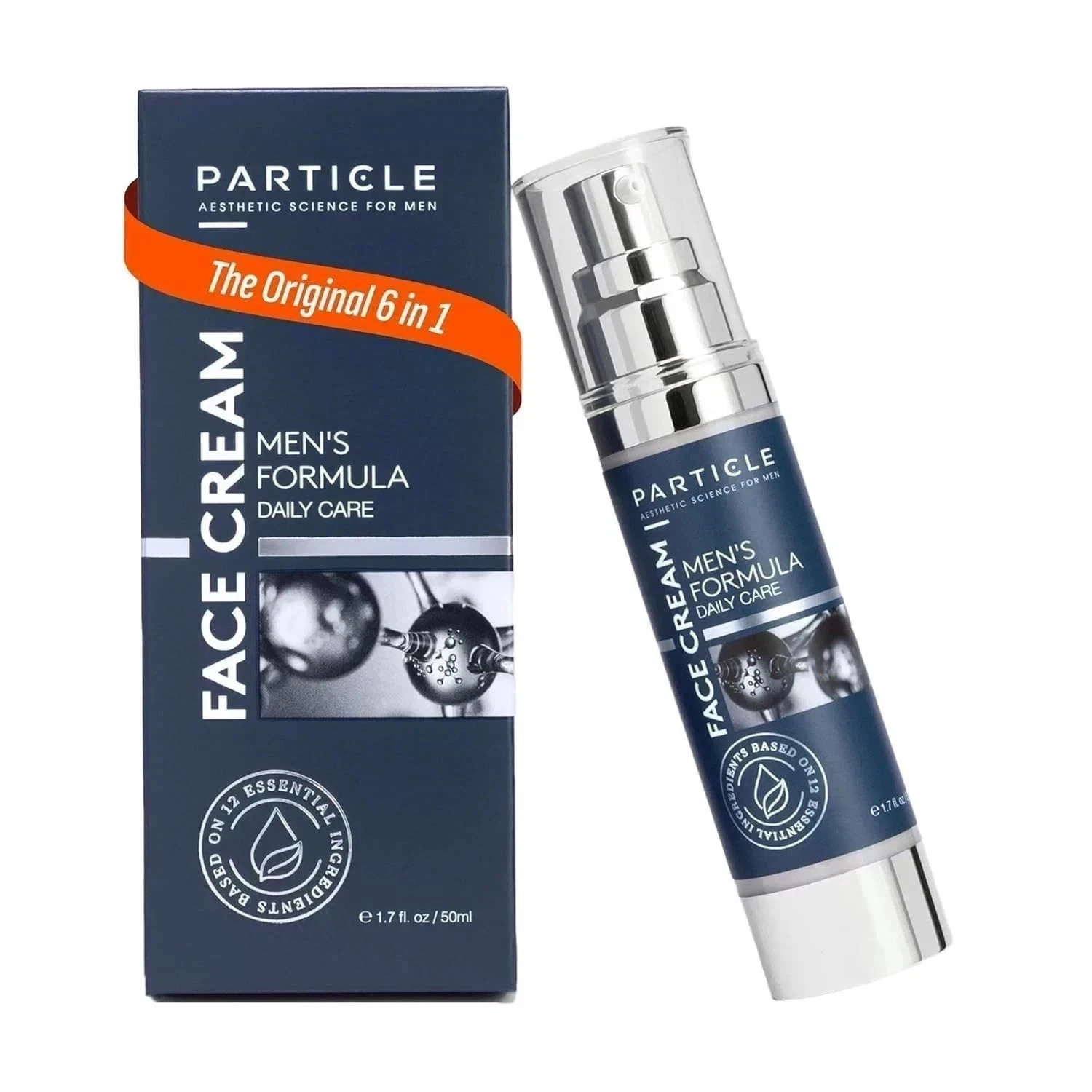 Particle 6-in-1 Face Cream for Men, Men’s Daily Hydrating Moisturizer