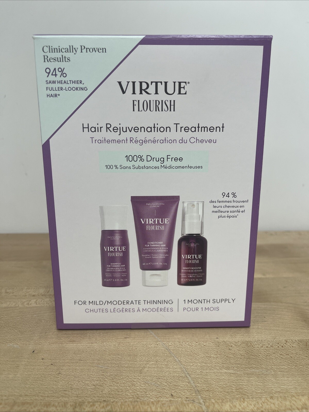 VIRTUE Flourish Hair Rejuvenation Treatment (30 day/ 1 month Supply)