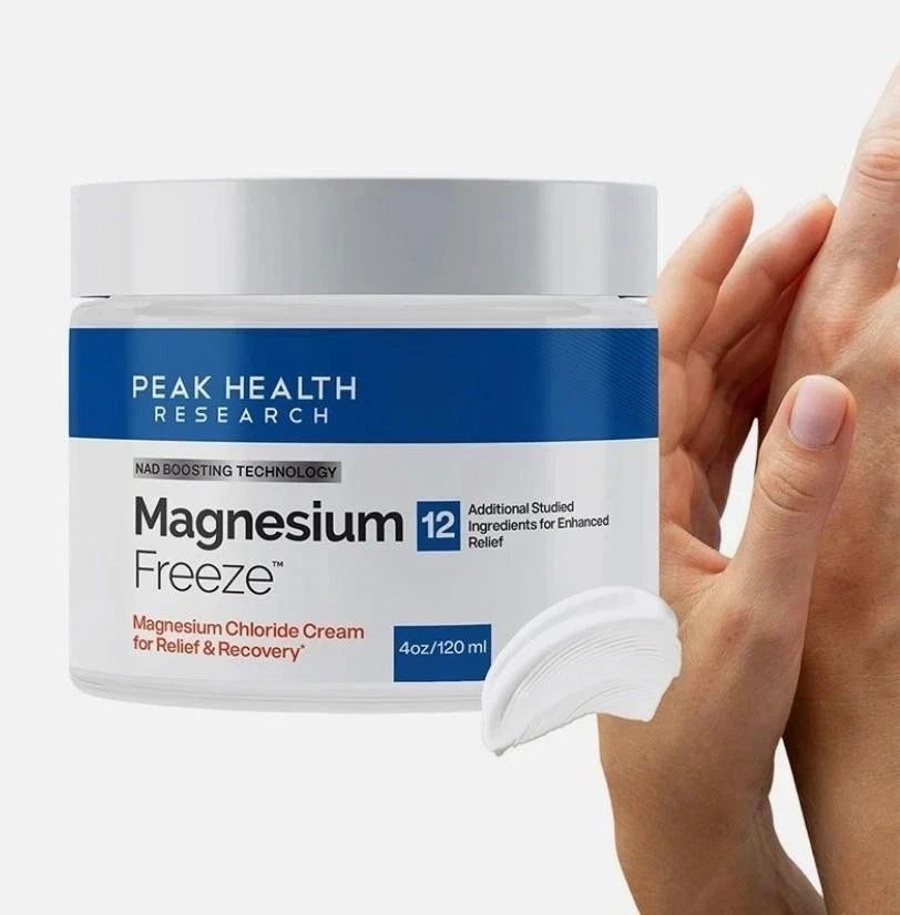 Magnesium Freeze -Topical Magnesium Cream with Niacinamide For Joints Low Back
