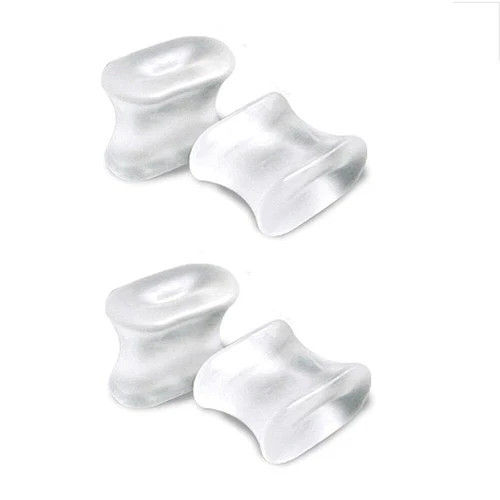 4PCS Silicone Soft Gel Toe Separator Bunion Toes Spacer Orthotics Pain Relief
