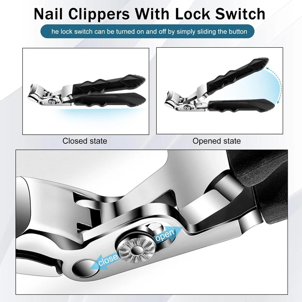 Professional Large Toe Nail Clippers For Thick Nails Duty Stainless