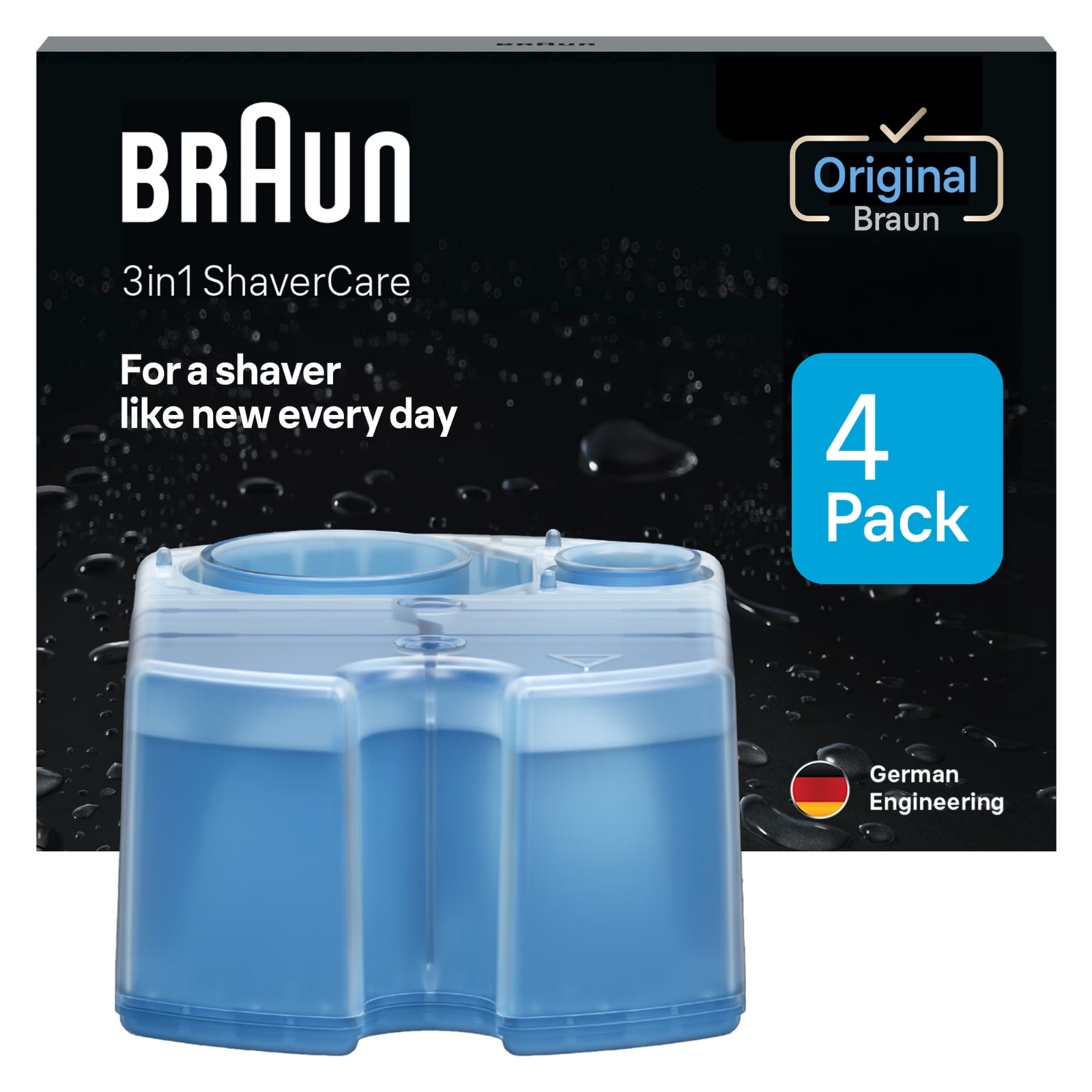 Braun Clean & Renew Refill Cartridges CCR – 4 Pack