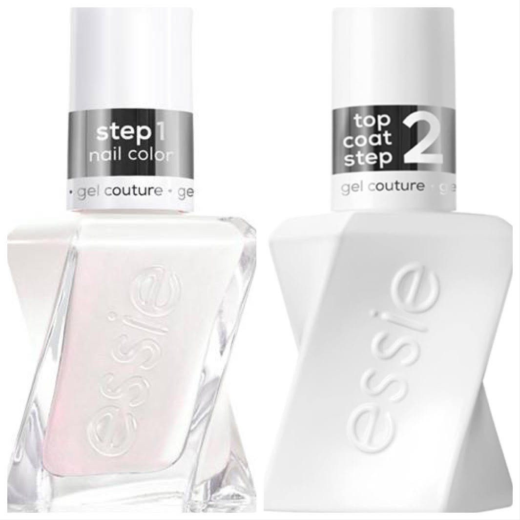 ESSIE GEL COUTURE NAIL POLISH KIT, COLOR + TOP COAT , 0.46OZ EA, CHOOSE YOUR KIT