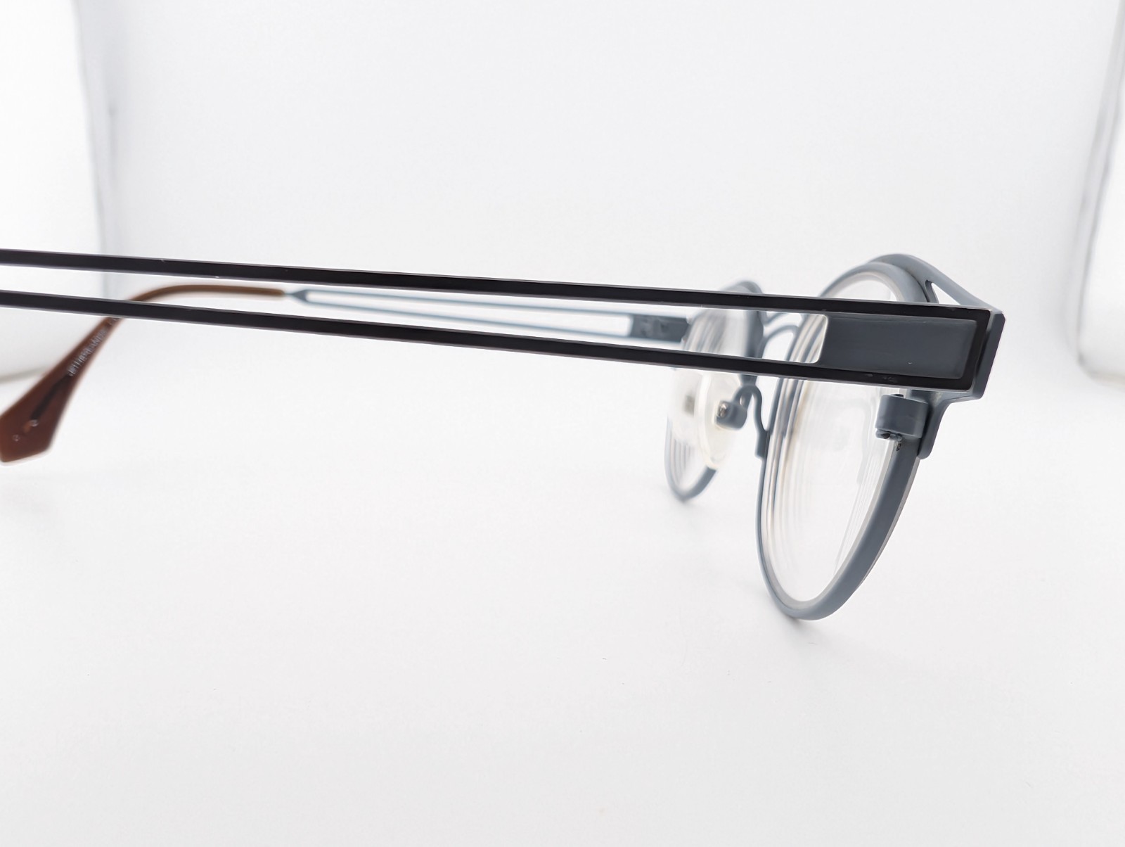 CZONE Eyeglasses, Frames Only, G3177 c70 Dark Brown/Grey, 45-22-140, Netherlands