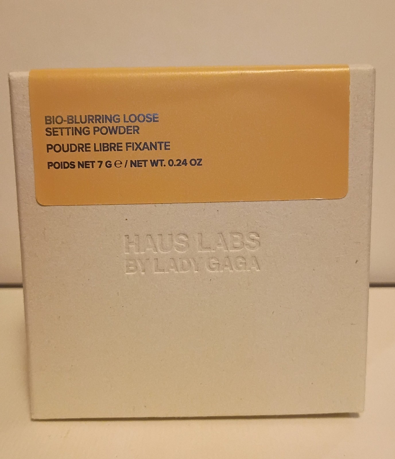 Haus Labs Bio-Blurring Talc-Free Loose Setting Powder Golden Travel 0.24 oz