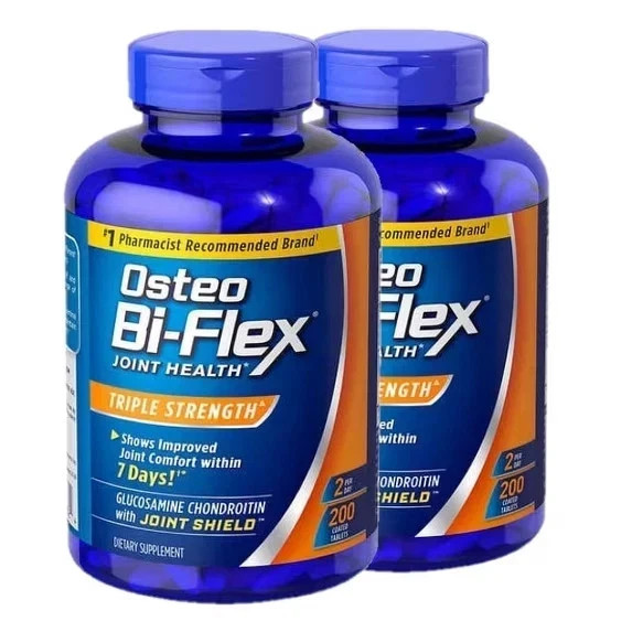 Pack 2 Osteo Bi-Flex Triple Strength Dietary Supplement 200 Tablets / Exp 2028