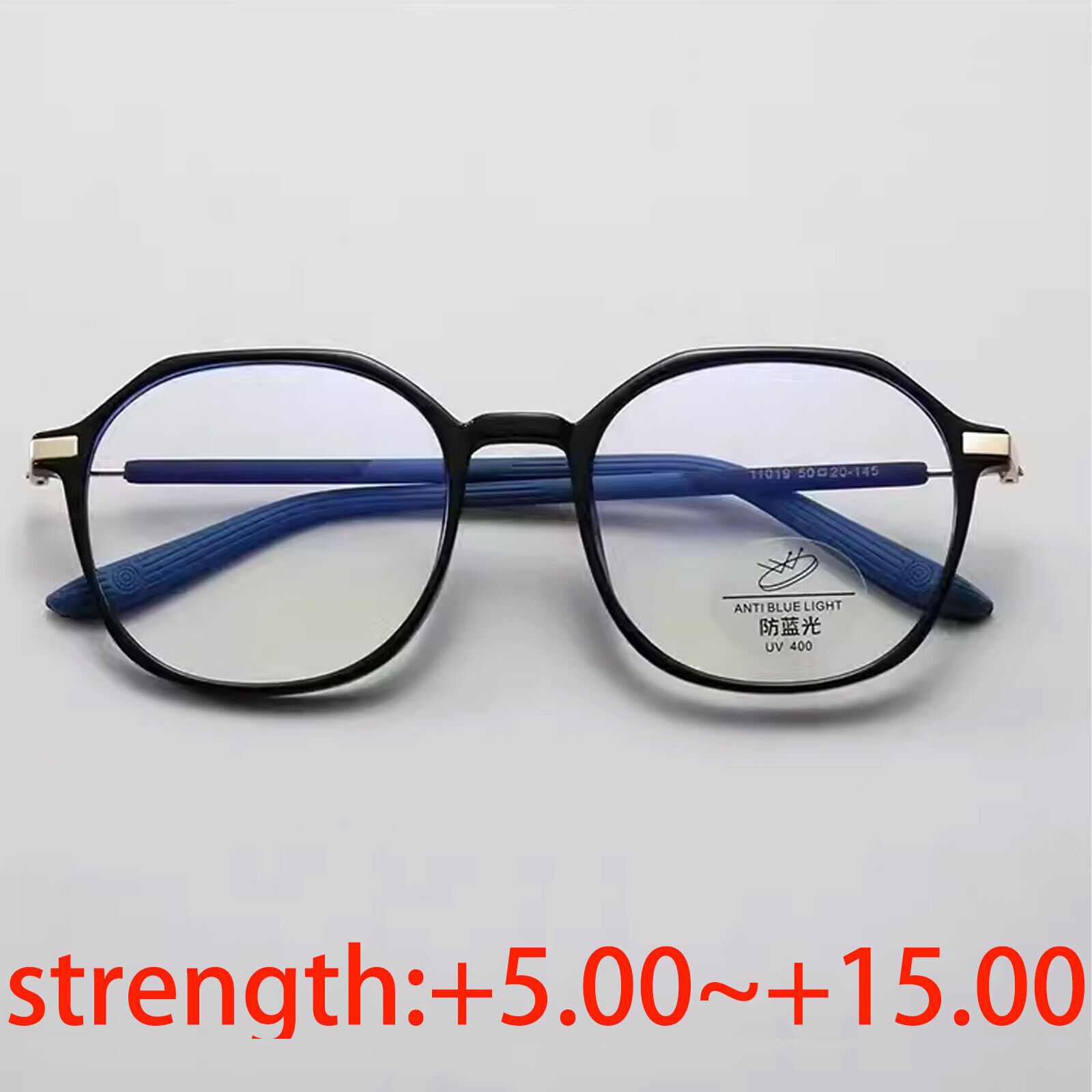 Highly Strength Reading Glasses 7.00 8.00 9.00 15.00 Readers for Amblyopia 2024