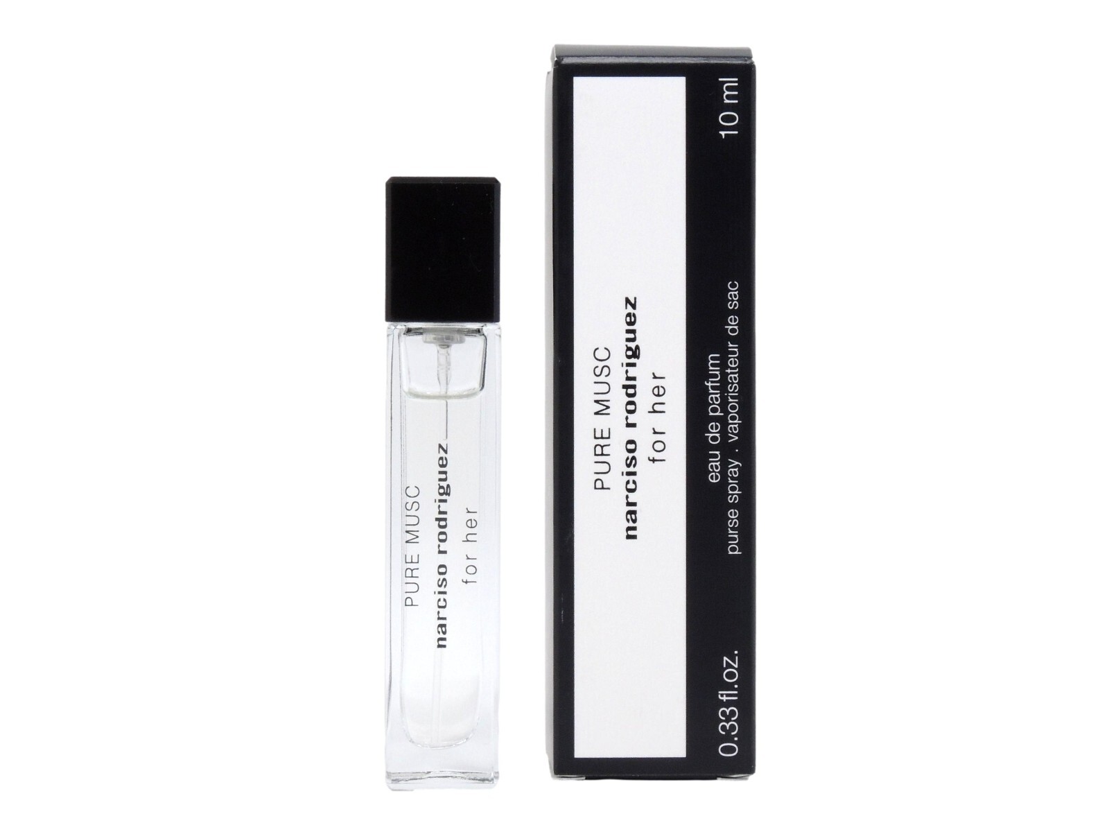 NARCISO RODRIGUEZ FOR HER PURE MUSC EDP 10ml .33fl oz PERFUME SPRAY NEW IN BOX