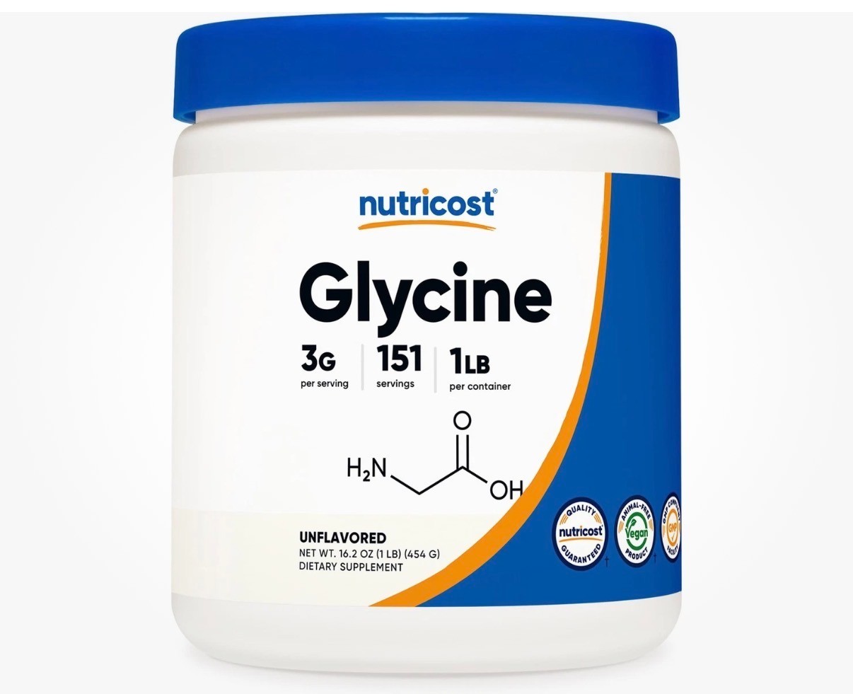 Nutricost Glycine Powder 1lb – Non-GMO, Gluten Free Exp. 08/2028