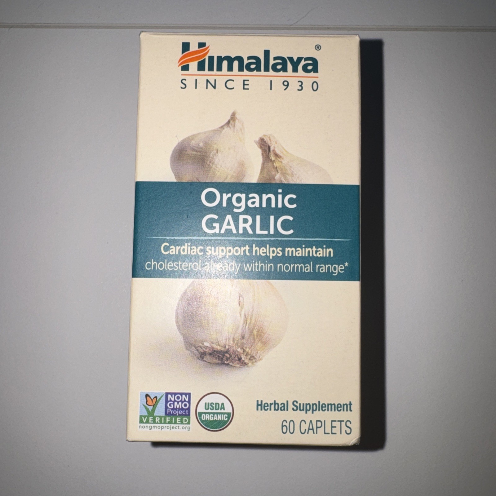 Organic Garlic, 60 Caplets