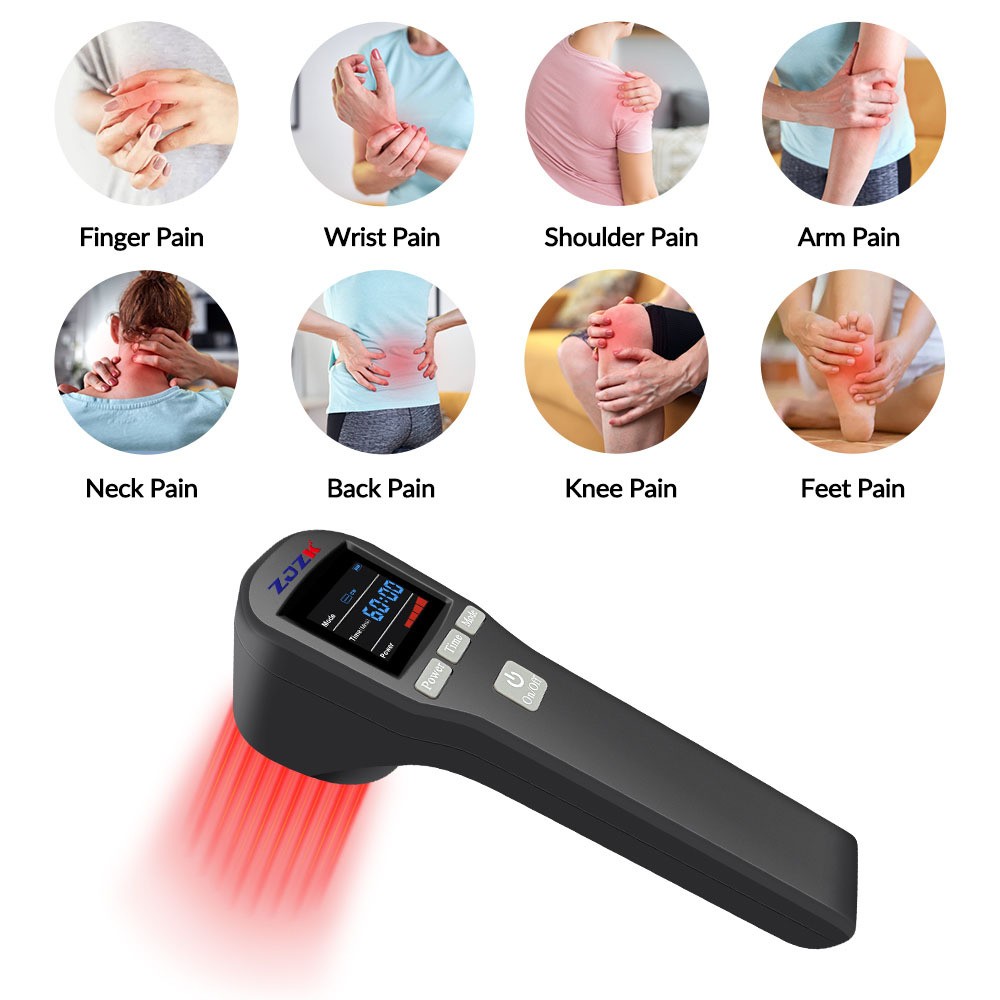 Class 3B Cold Laser Therapy Device for Pain Relief & Deep Tissue Healing 880mW