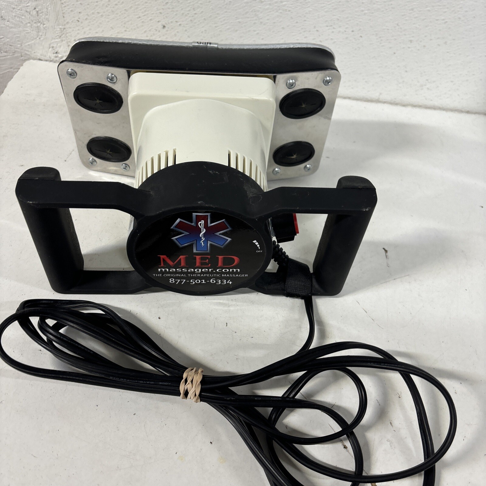 Med Massager MMB05 Variable Speed Deep Tissue Body Massager Black 120V #M4