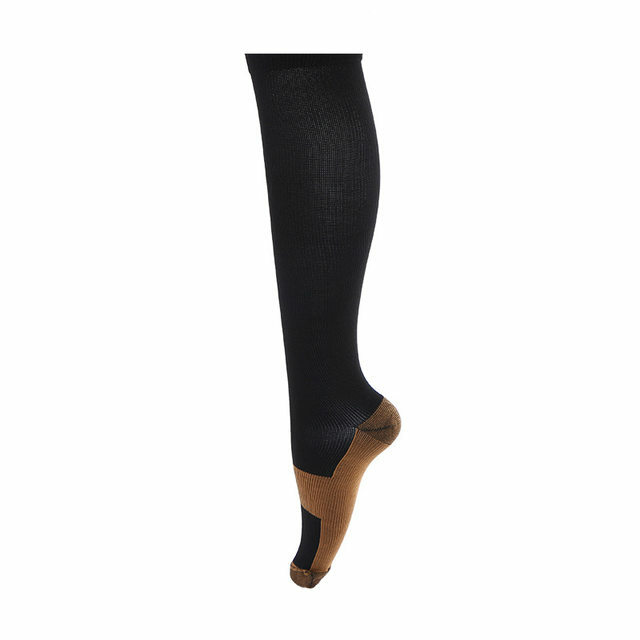 (3 Pairs) Compression Socks Hg Knee High Copper Mens / Womens S-XXL USA