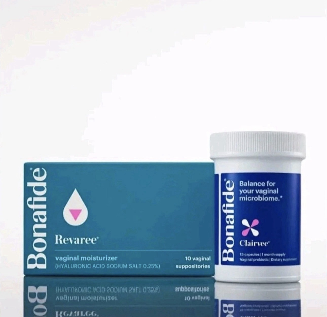 Bonafide Clairvee + Revaree – 1 Month Supply | Vaginal Odor & Dryness Relief