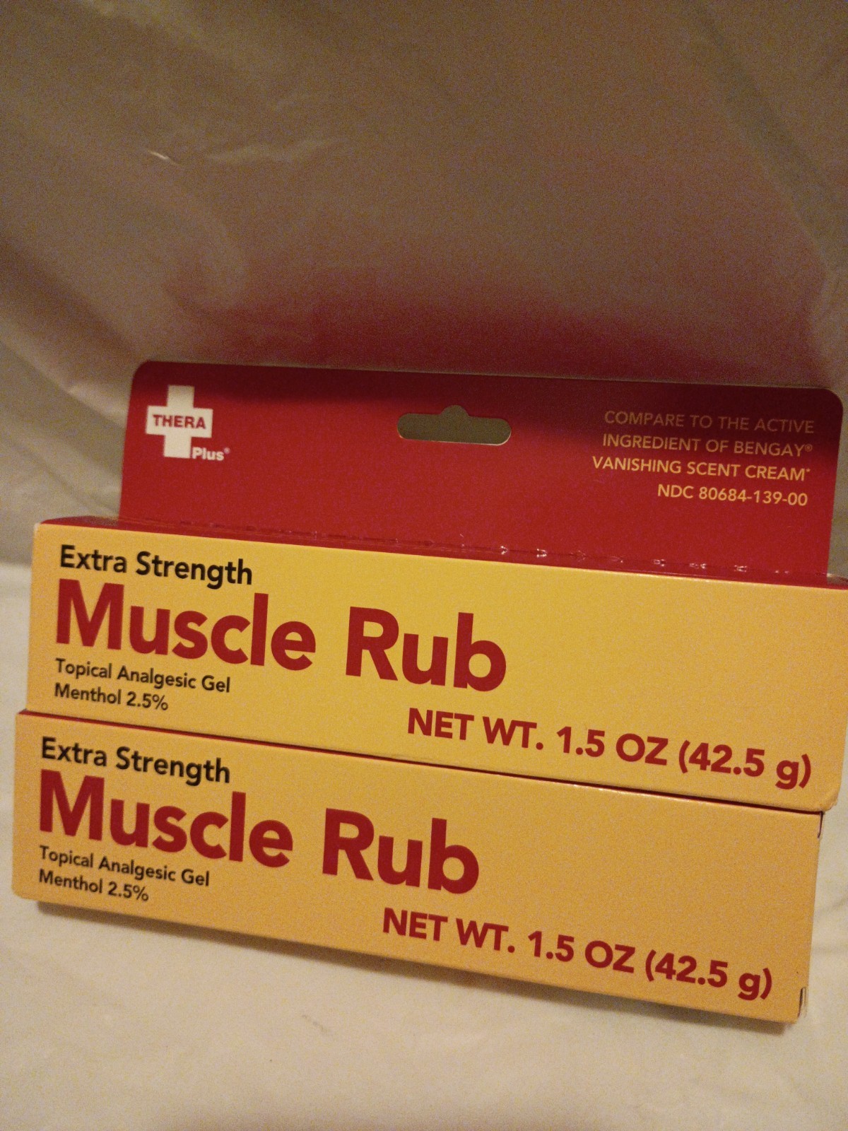 Thera Plus Extra Strength Menthol 2.5% Pain Relief Gel 1.5 oz