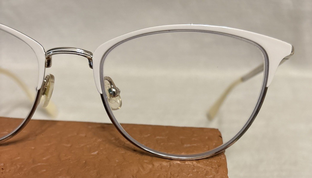 Longchamp Eyeglasses FRAMES ONLY LO2120 260 Nude Cat Eye Full Rim 52-18-135