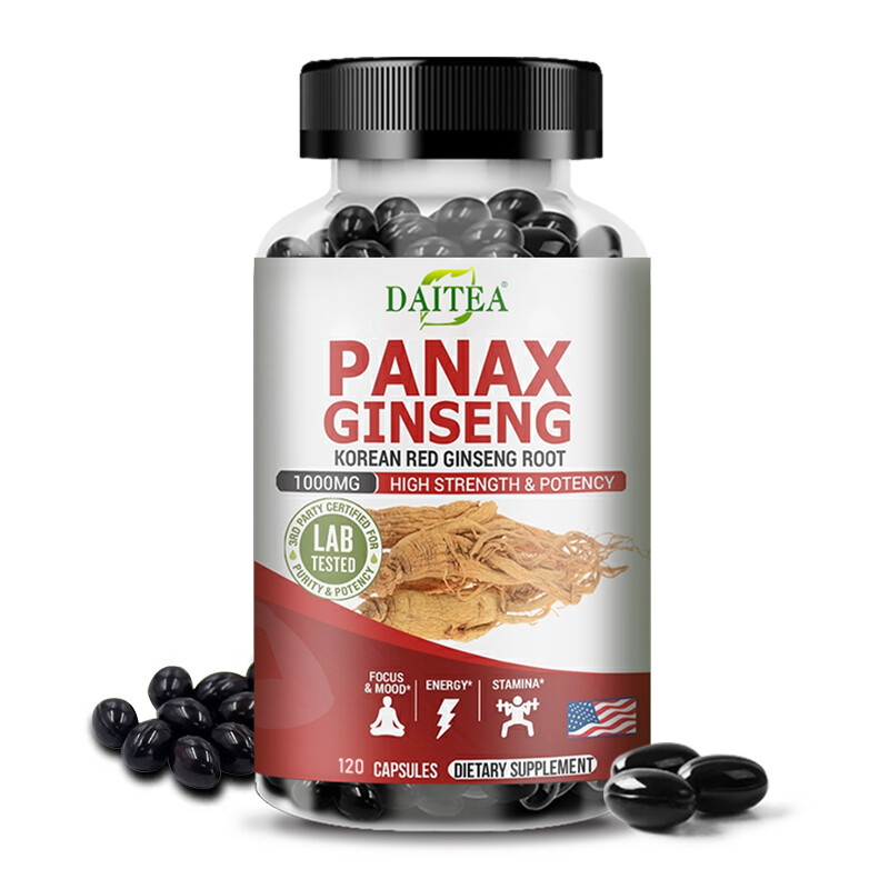 Pure Korean Red Panax Ginseng Extract Capsules – Overall wellness and immunity