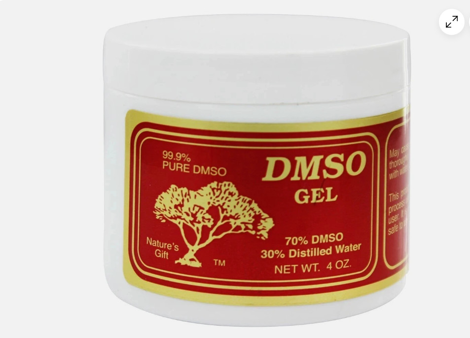 Nature’s Gift 99.9% PURE DMSO Gel | 70% DMSO 30% Distilled Water (4 oz.) RED