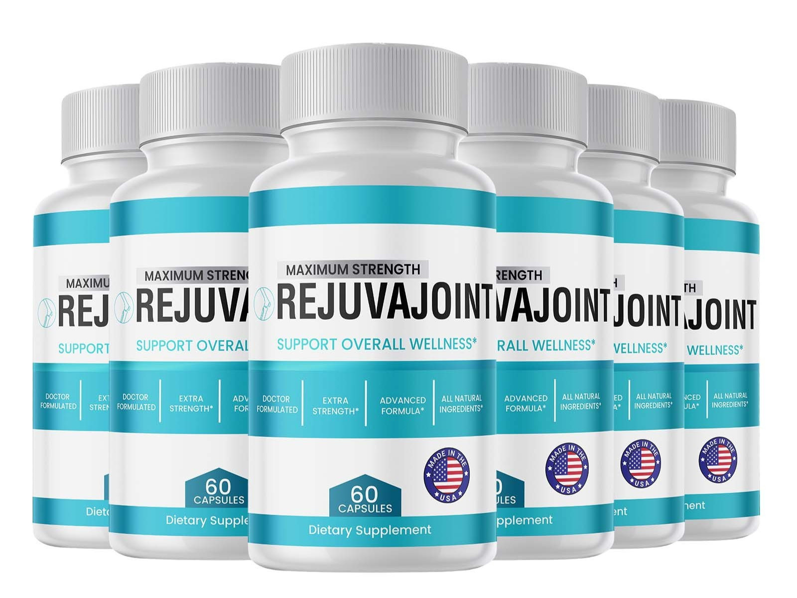 (6 Pack) Rejuva Joint Supplement, RejuvaJoint Hip, Joint and Muscle Support