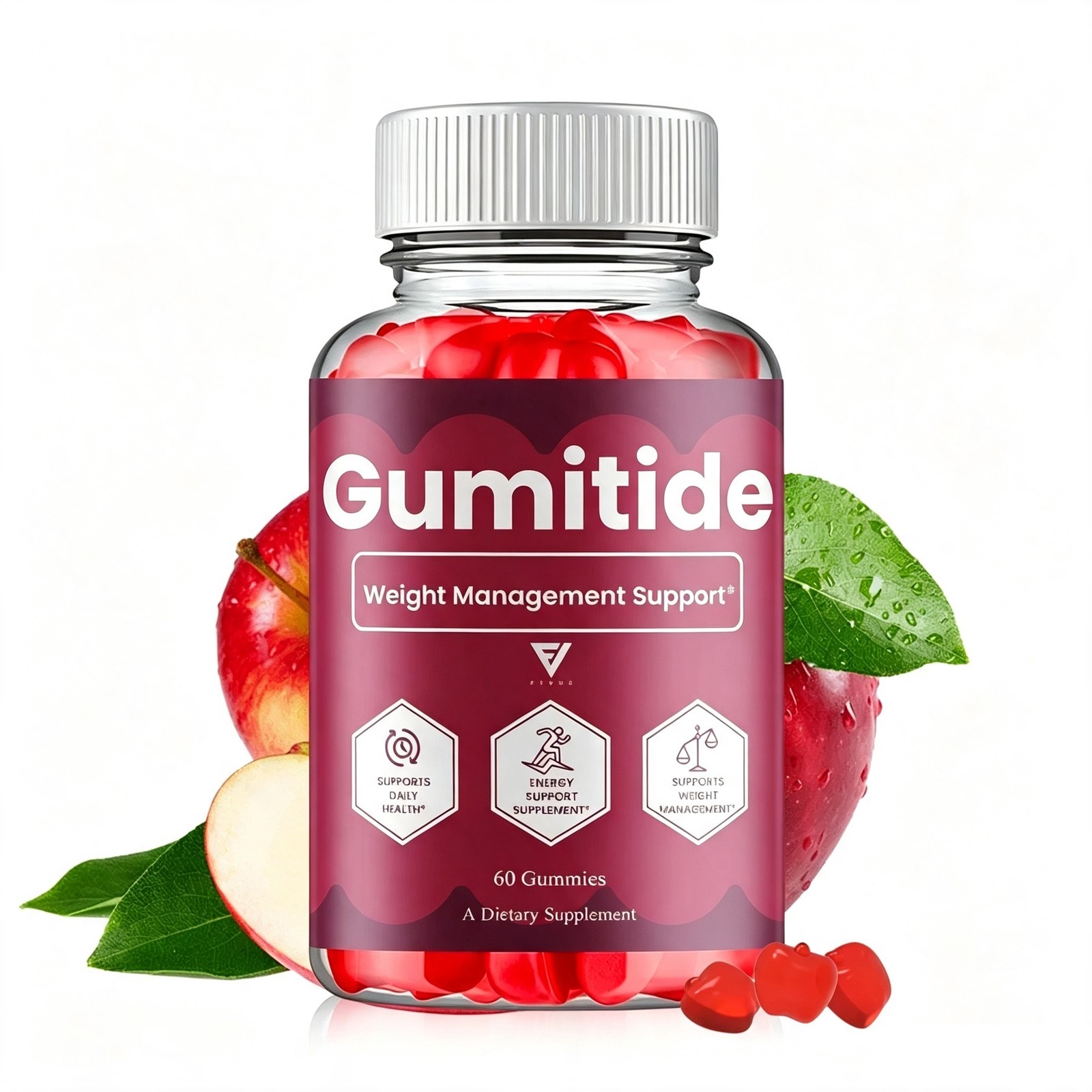 1-3 Gumitide Weight Management Gummies, Gumitide Supplement (60/120/180 Gummies)