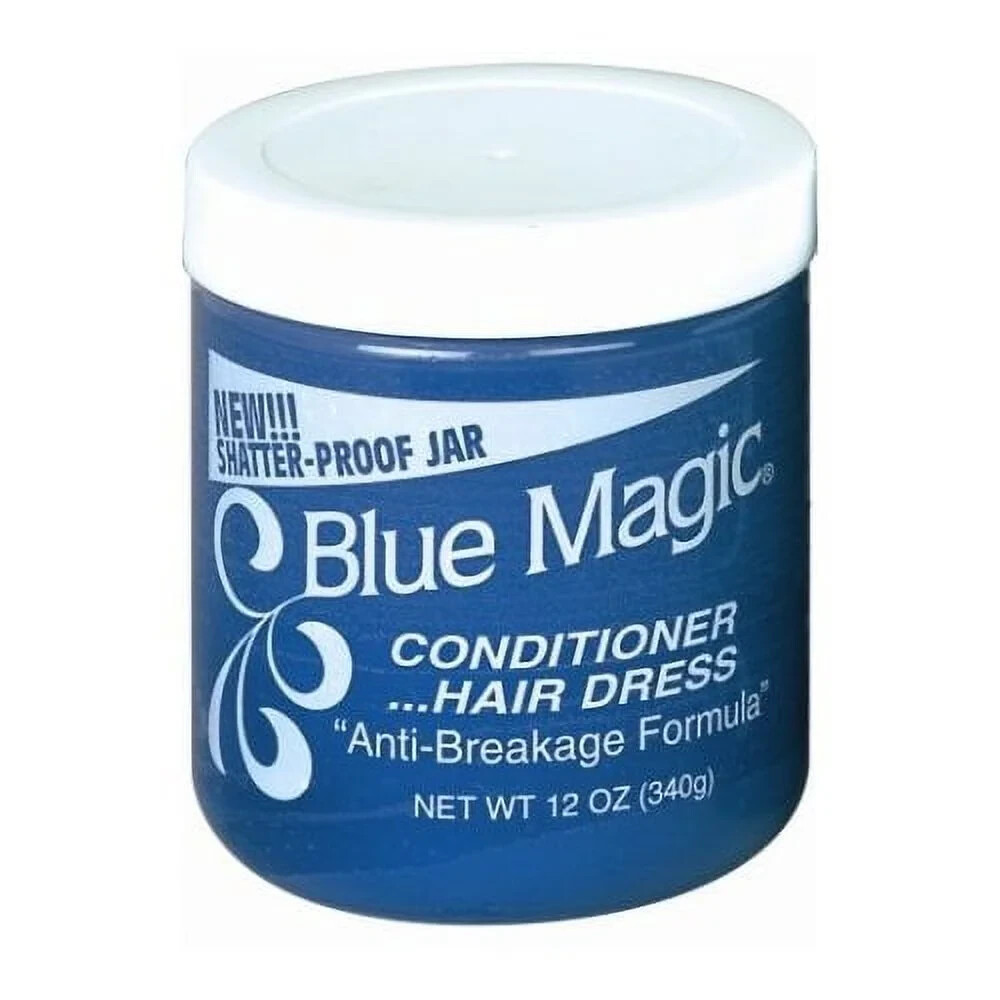 Blue Magic Conditioner and Hair Dress Anti-Breakage Formula, 12 oz, Damaged, Moi