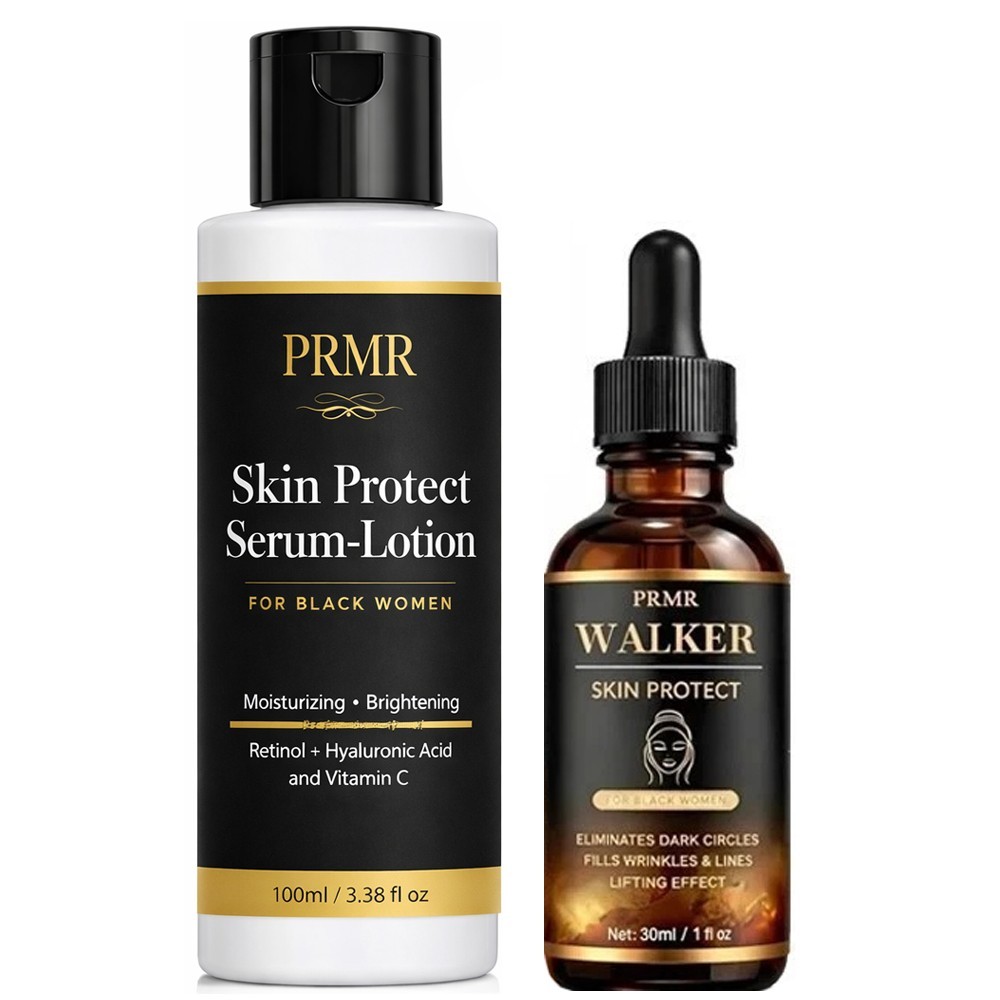 Walker Skin Protect Serum Gentle Facial Skin Care Moisturizing Body Lotion Combo