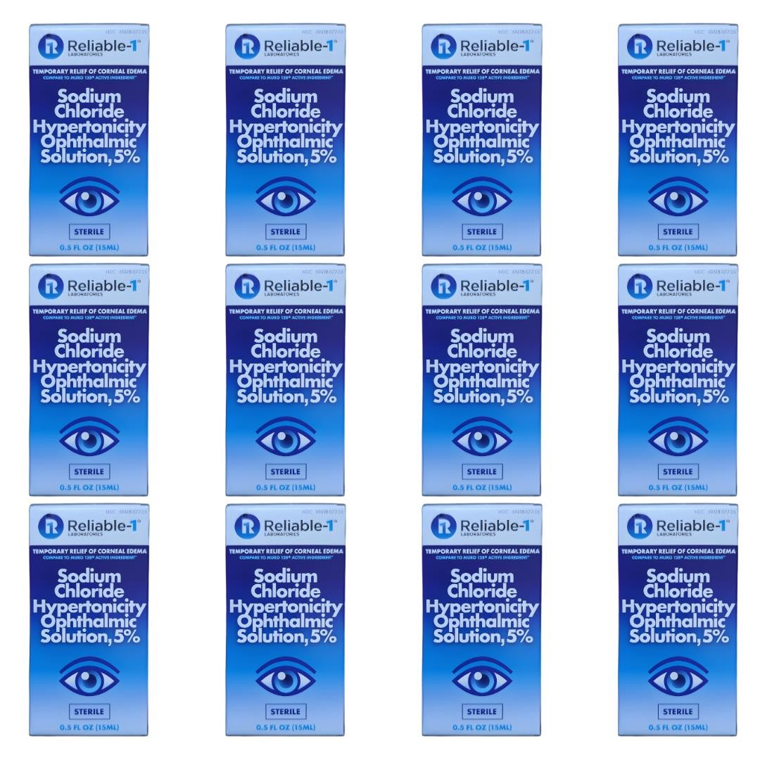 Reliable 1 Sodium Chloride 5% Solution – 12 Pack | Muro 128 / Rugby Alt (6-2027)