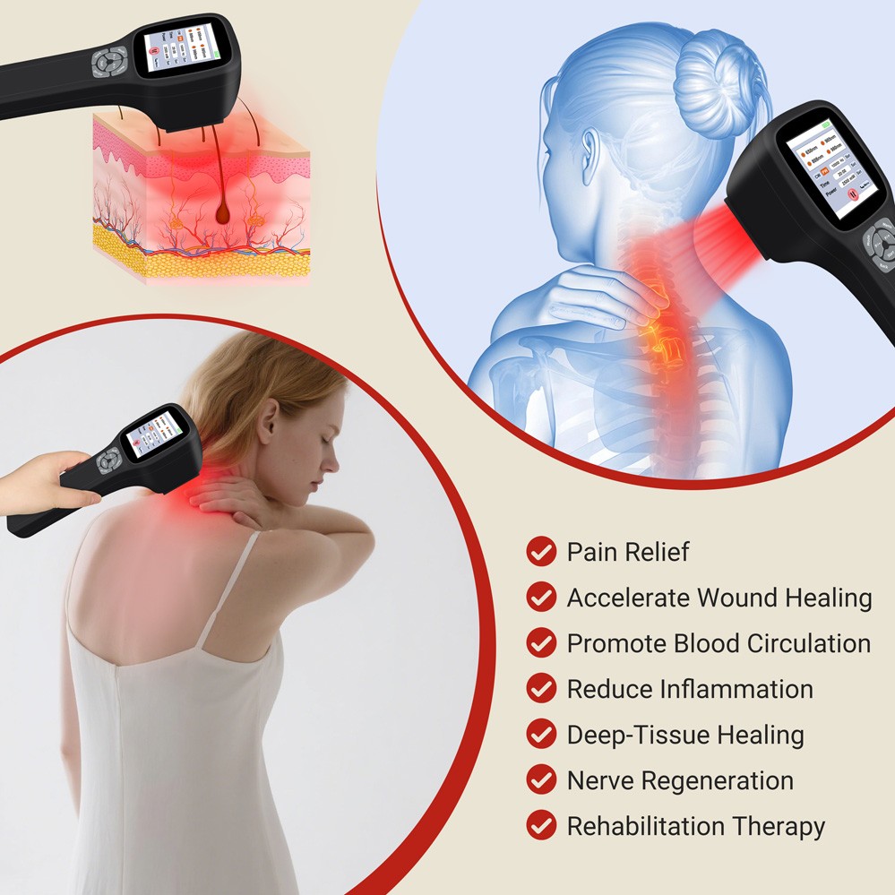 650nm 808nm 905nm 980nm LLLT Light Device Cold Laser Therapy for Pain Relief DA