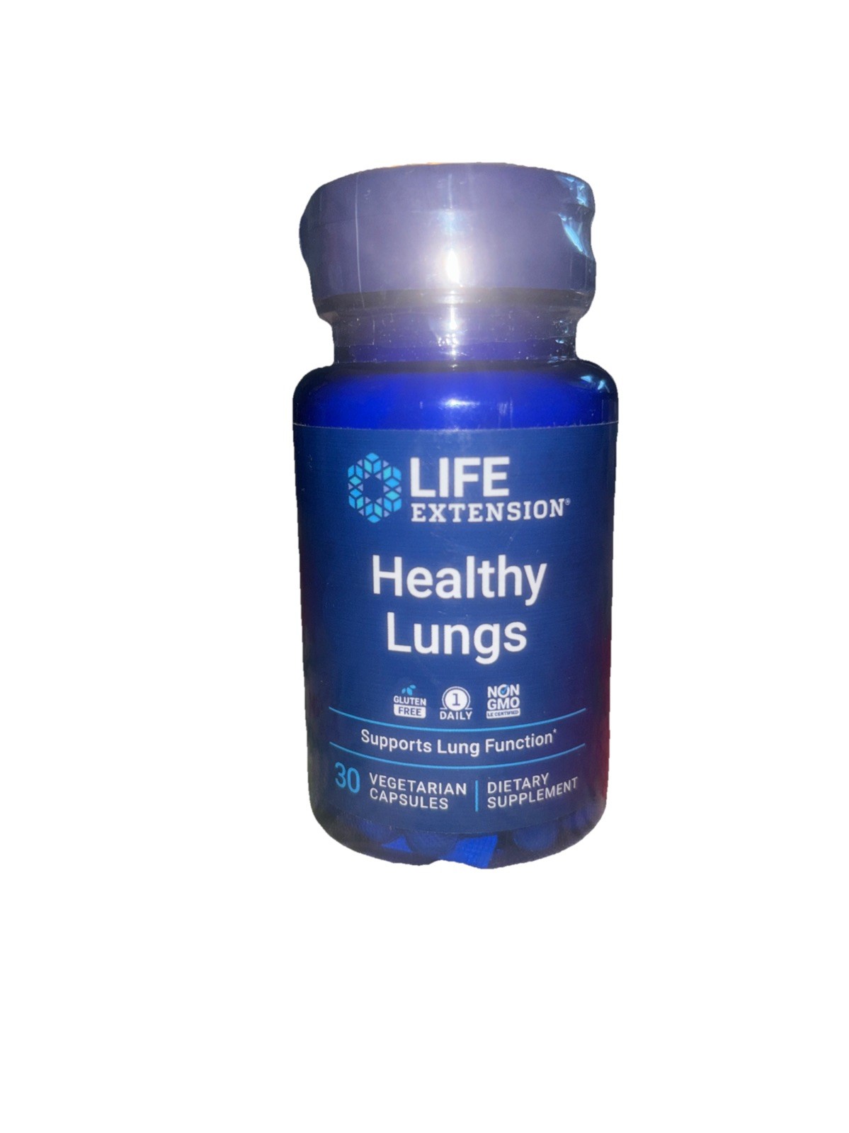 Life Extension Healthy Lungs 30 Capsules Boswellia Andrographis Saffron 02/2028