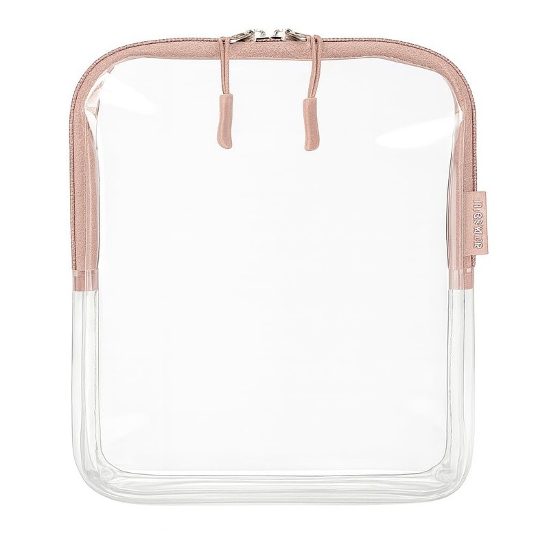 TSA Approved Clear Toiletry Bag Durable Reusable Quart Size Travel Organizer New