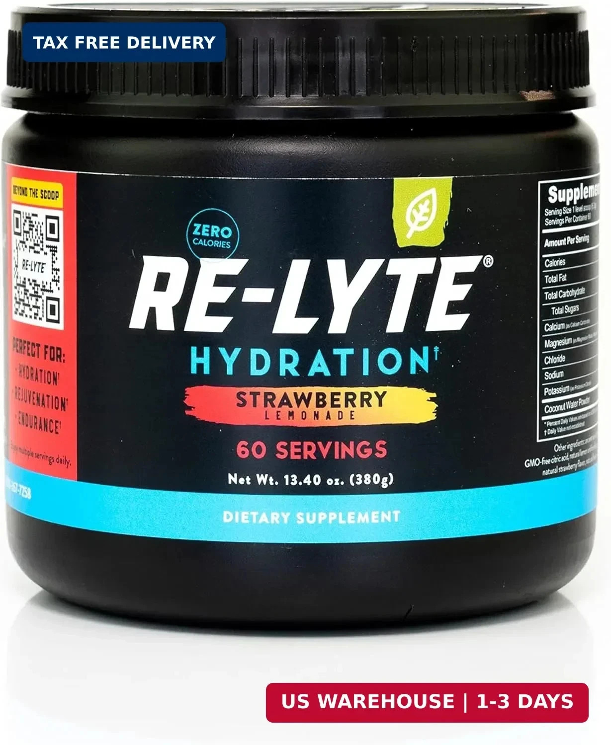 REDMOND Re-Lyte Hydration Electrolyte Powder Mix (Strawberry Lemonade)