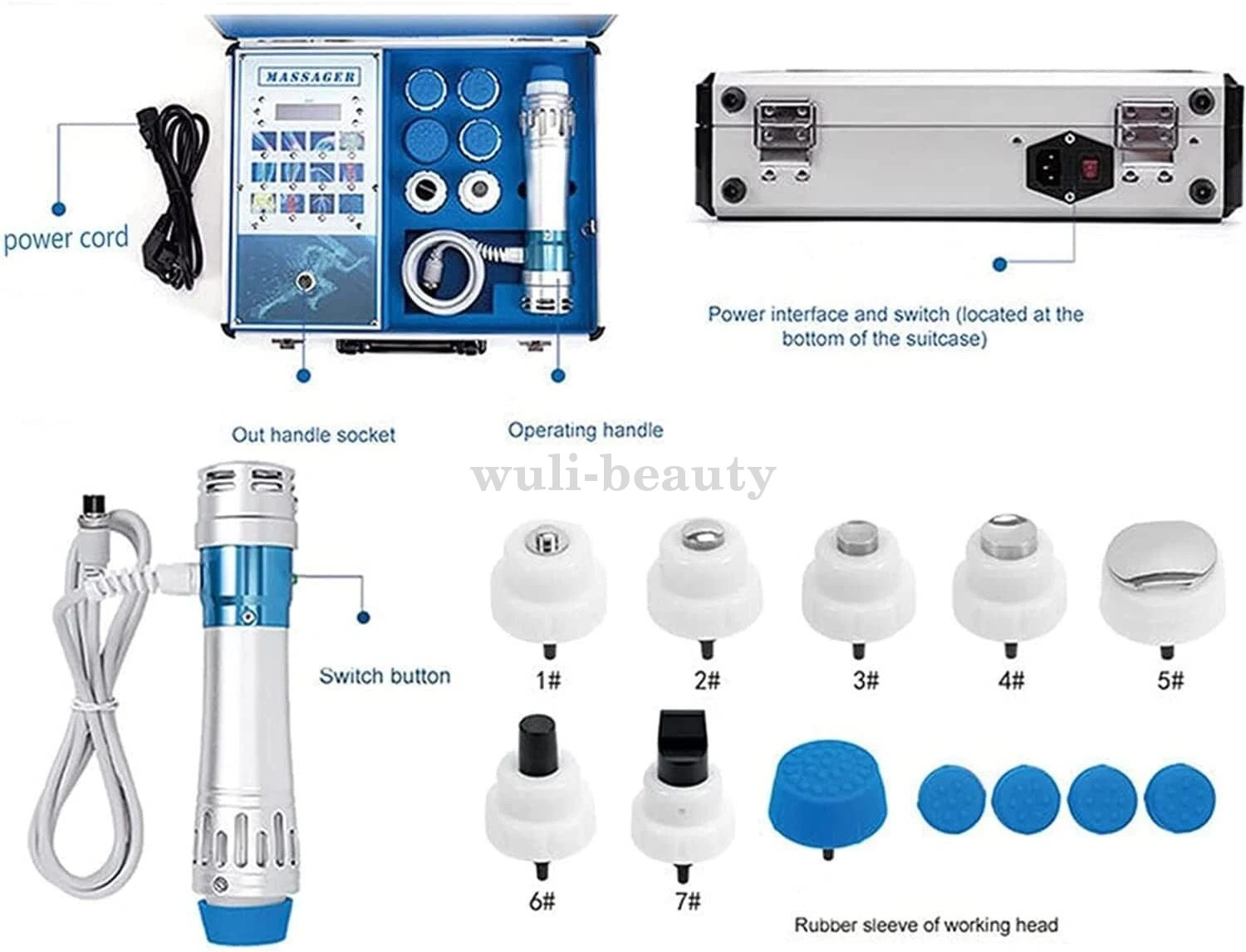 2026 Shockwave Therapy Machine Body Massage For Muscle Pain Removal ED Treatment