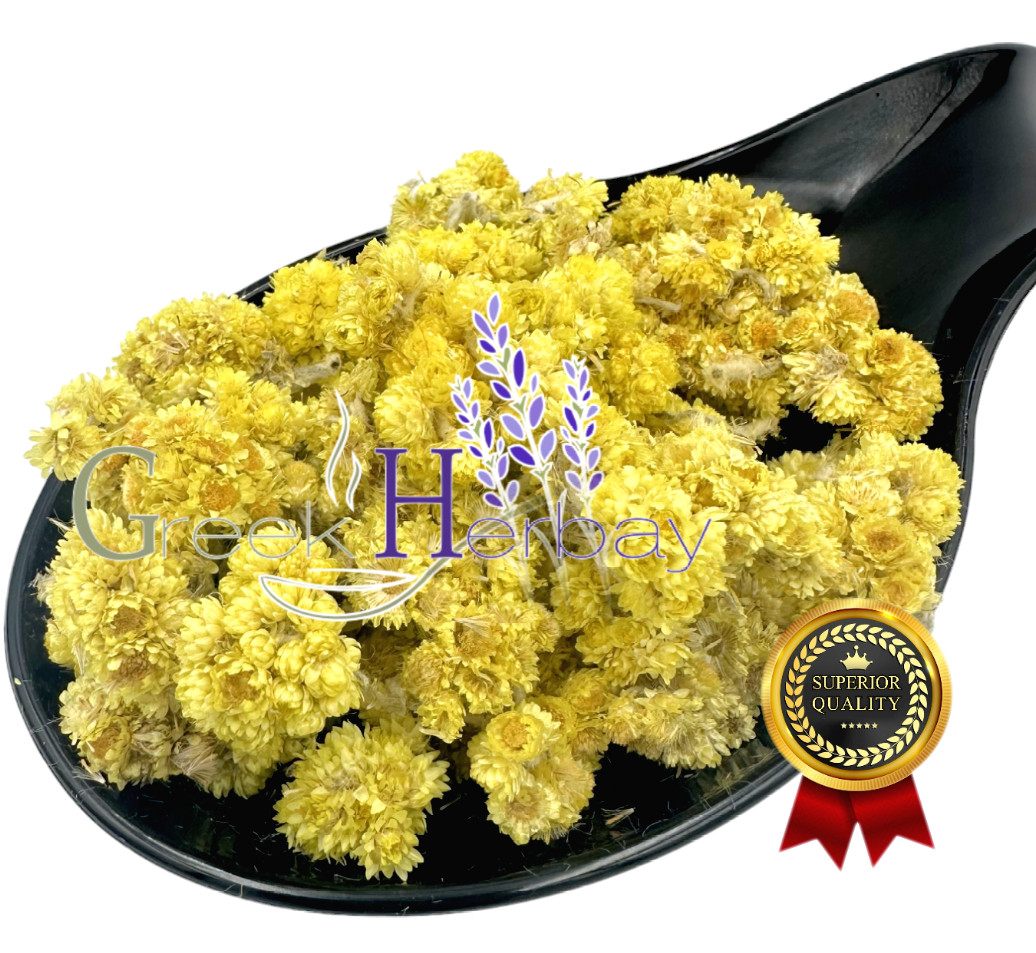 Everlasting Dried Flowers Immortelle Herbal Tea 20g – 1.9kg Helichrysum Italicum