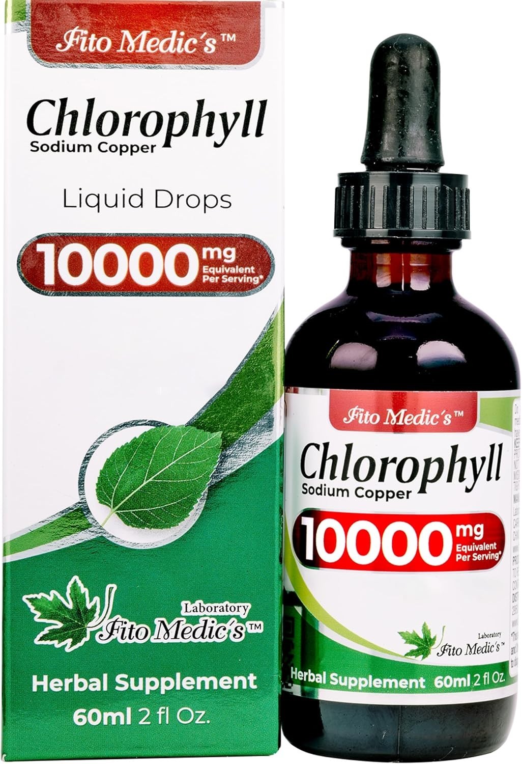 Liquid Chlorophyll Drops – 50 mg Extract for Enhanced Wellness