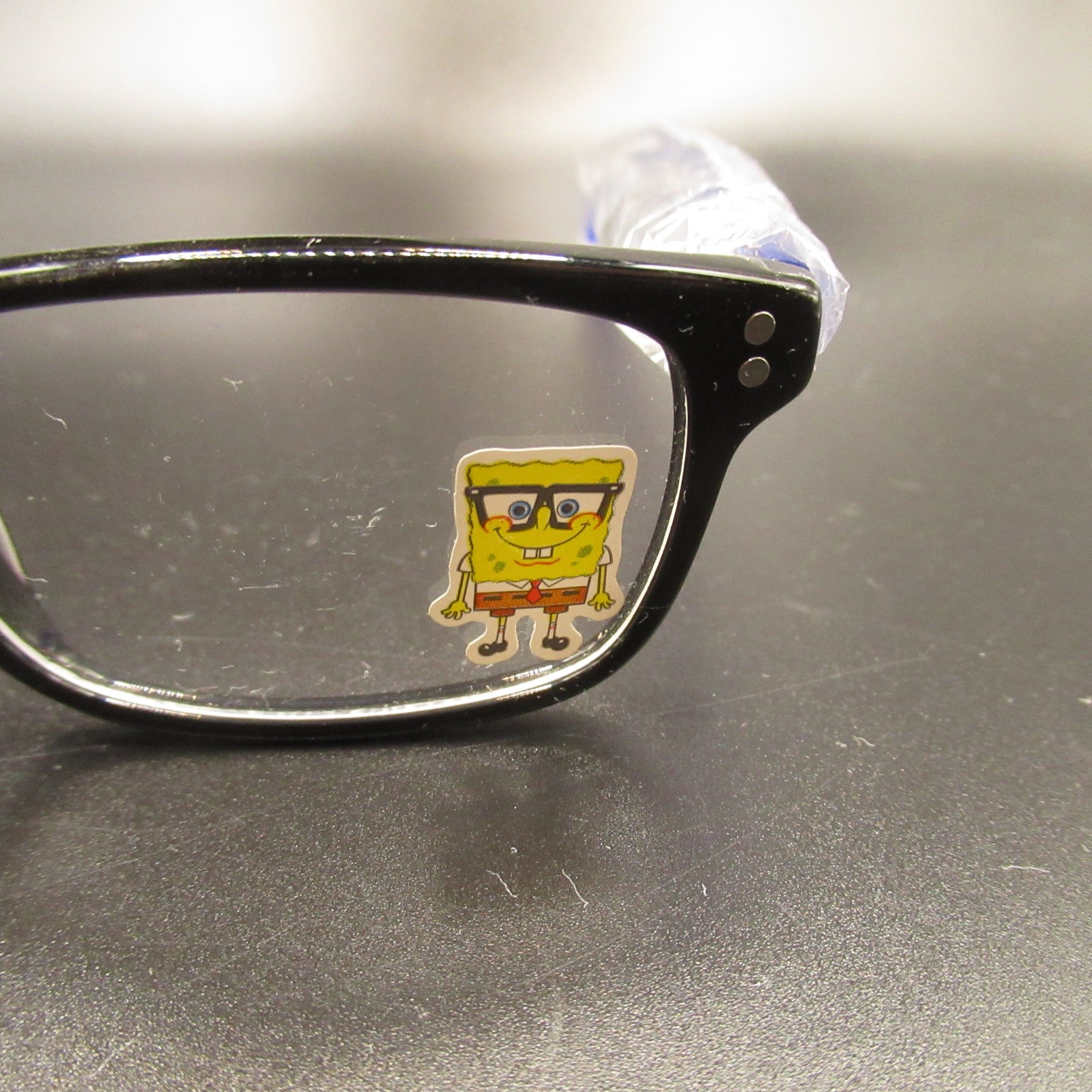 Nickelodeon Spongebob SquarePants Kids Eyeglass Frames Black Blue 47-16-130